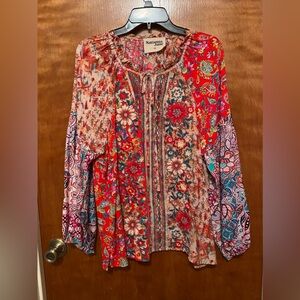 Plus Size Savanna Jane Multimedia Top